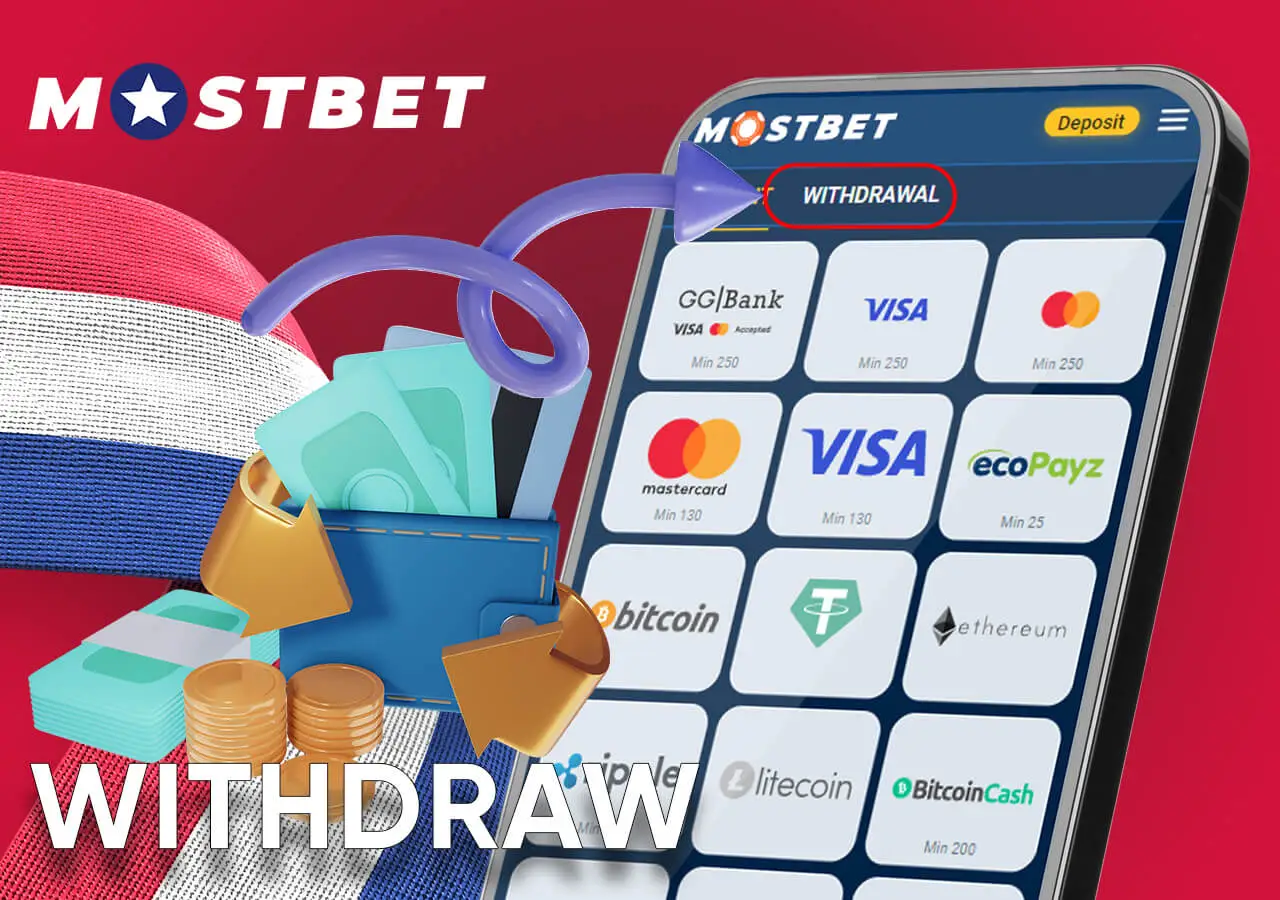 Many ways to withdraw funds